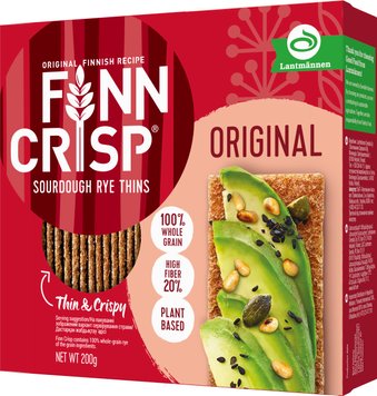 Хлібці Finn Crisp Житні Оригінальні 200гр (6410500090014) 000061952 фото