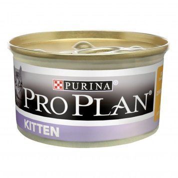 Влажный корм Purina Pro Plan Junior с курицей для котят 85 гр. (7613033568619) 000074195 фото