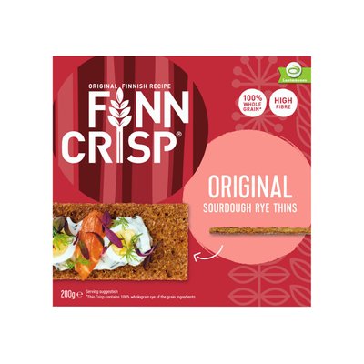 Хлібці Finn Crisp Житні Оригінальні 200гр (6410500090014) 000061952 фото
