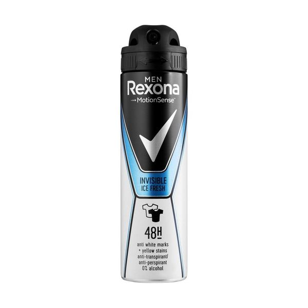 Антиперспірант-аерозоль Rexona Men nvisible Ice Fresh 150 мл (8717644644362) В00193600 фото