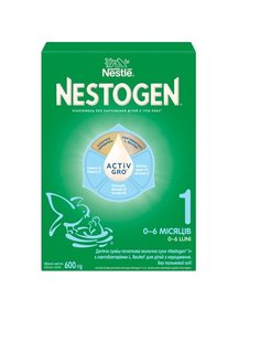 Суміш молочна Nestogen 1 суха для дітей від 0 до 6-ти місяців 2*500 г (8445290897442) В00316876 фото