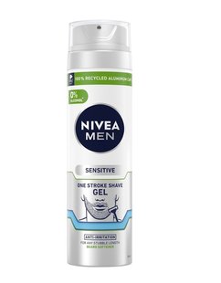 Гель для гоління Nivea Men Одним рухом формула для легкого гоління 200 мл (4005900649874) В00283734 фото