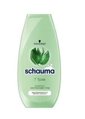 Шампунь Schauma 7 трав для нормальных и жирных волос 250 мл (4012800167612) 3232      фото