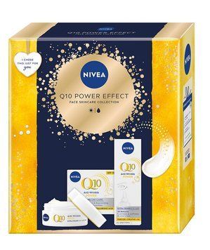 Набір для жінок NIVEA Q10 Power Effect 2024 Денний крем проти зморщок 50 мл + Крем для шкіри навколо очей 15 мл. (9005800382937) В00320998 фото