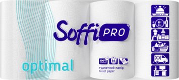 Туалетний папір Soffipro Optimal 16 рулонів (4820003833582) В00292902 фото