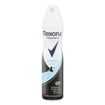 Антиперспирант-аэрозоль Rexona Прозрачный кристалл 150 мл (8712561844482) В00307378 фото