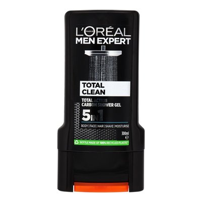 Гель для душу L'Oréal Paris Men Expert Total Clean 5 в 1 300 мл (3600523535989) В00099323 фото
