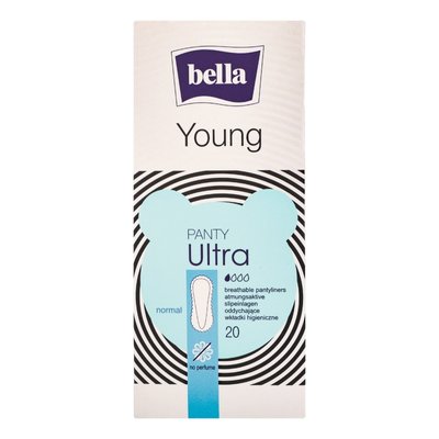 Прокладки гігієнічні щоденні Bella Panty ultra Young blue ( 20 шт.)(5900516313135) В00191337 фото