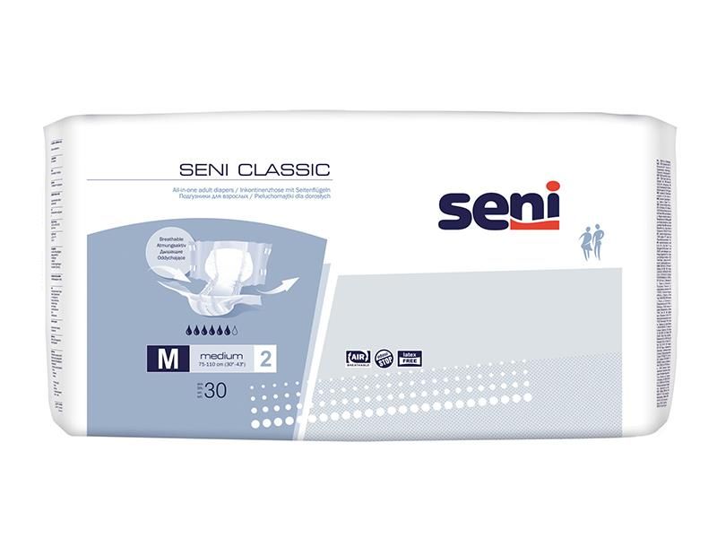 Подгузники для взрослых Seni Classic Medium 30 шт. (5900516696405) В00189606 фото