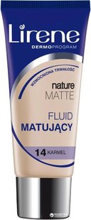 Тональний матувальний крем Lirene Nature Matte Карамель 30 мл. (5900717060142) В00143212 фото