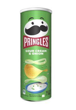 Чипси Pringles Sour Cream & Onion 165 г. (5053990101597) 00-00002117 фото