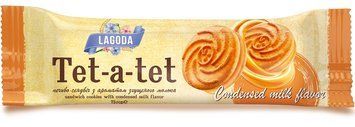 Печенье Лагода Тет-а-тет с ароматом сгущенки 75 г. (4820077271129) 000006981 фото