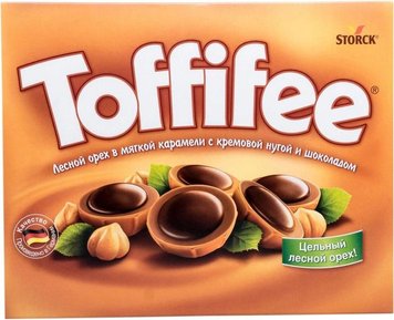 Цукерки Toffifee шоколадні 250 гр. (4014400905359) 000071032 фото