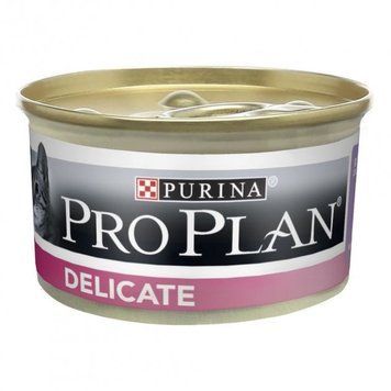 Вологий корм Purina Pro Plan Delicate для котів, Індичка 85 г (3222270189927) 000074197 фото