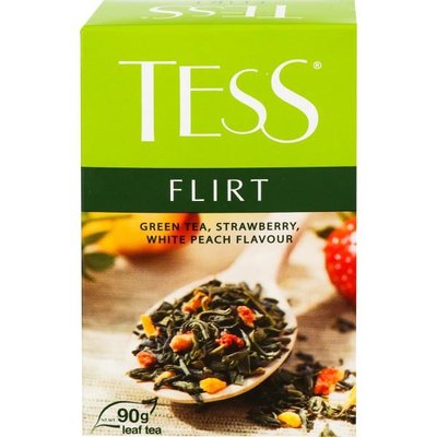 Чай зелений розсипний TESS Flirt 90 г. (4823096801940) 000024193 фото