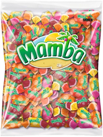 Жувальні цукерки Mamba Асорті 1 кг (4014400926606) 000071038 фото