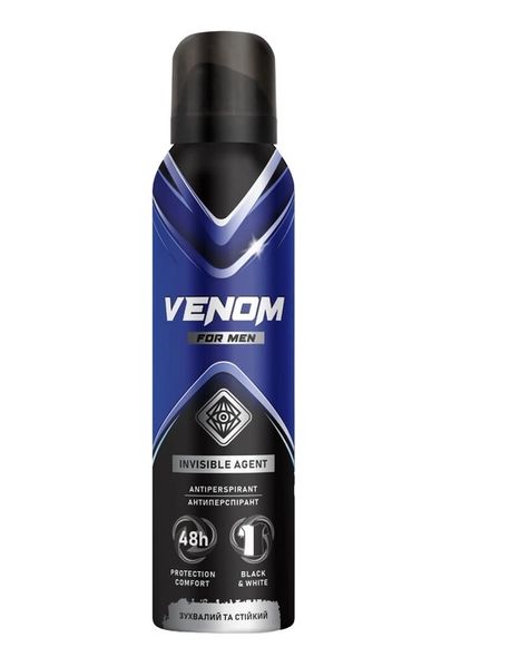 Дезодорант-антиперспірант Venom For Men Invisible Agent 150 мл (8681413012518) В00318900 фото