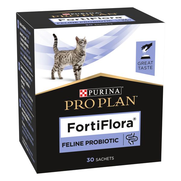 Пробиотик PRO PLAN FortiFlora для кошек и котят, для пищеварения и укрепления иммунитета 30х1 г(8445290040794) 000075717 фото