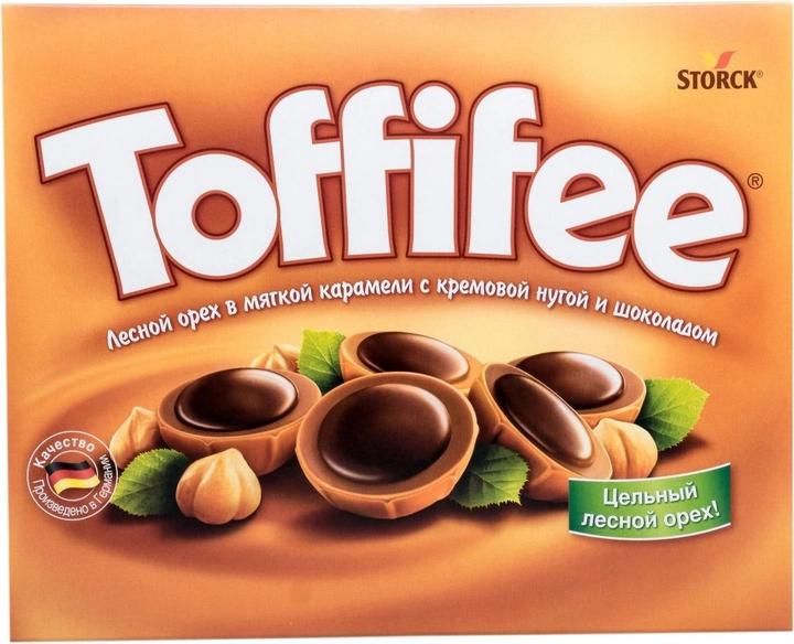 Конфеты Toffifee шоколадные 250 гр. (4014400905359) 000071032 фото