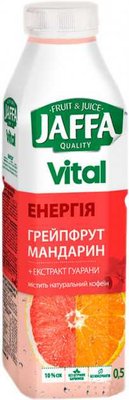 Напій Jaffa Vital Energy Грейпфрут-Мандарин з екстрактом гуарани 0.5 л (4820192260473) 000027020 фото