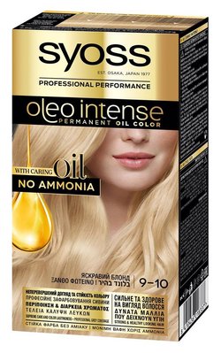 Фарба для волосся SYOSS Oleo Intense 9-10 Яскравий блонд 115 мл (8410436218337) В00003041 фото