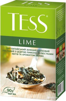 Чай зелений розсипний TESS Lime 90 г (4823096800691) 000024441 фото