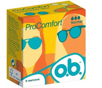 Тампоны ob ProComfort Normal 8 шт.(3574660234305) В00310607 фото