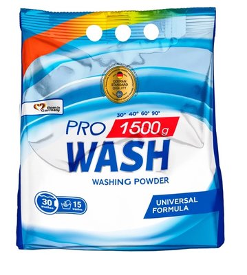Порошок для прання універсальний "ProWash",1500г(4262396140623) В00300208 фото