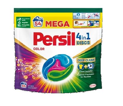 Капсули для прання Persil диски Колор дойпак 54 шт (9000101565324) В00305293 фото