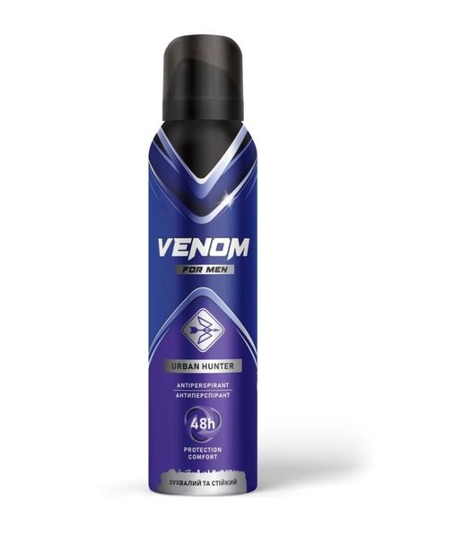 Дезодорант-антиперспирант Venom For Men Urban Hunter 150 мл (8681413012501) В00318901 фото