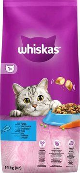 Сухой корм для взрослых кошек Whiskas с тунцем 14 кг (5900951014390) 000085788 фото