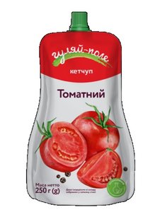 Кетчуп Гуляй-поле Томатный 250 г (4820137174612) 000078031 фото