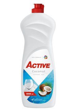 Гель для миття посуду Active Dishwashing Coconut 1 л. (4820196010401) В00348640 фото