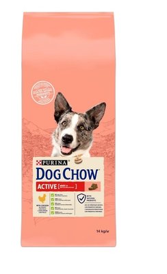 Сухой корм Purina Dog Chow Active Adult для собак с повышенной активностью с курицей 14 кг (7613034487933) 000030014 фото