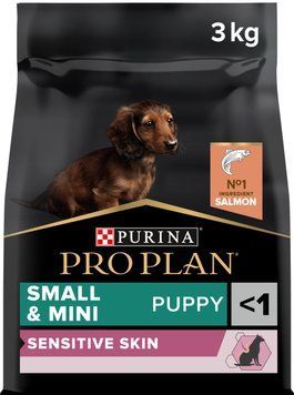 Сухой корм для щенков мелких пород с чувствительной кожей Purina Pro Plan Small&Mini Puppy 