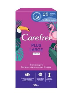 Щоденні прокладки Carefree Plus Large Fresh 36 шт.(3574661604770) В00196409 фото