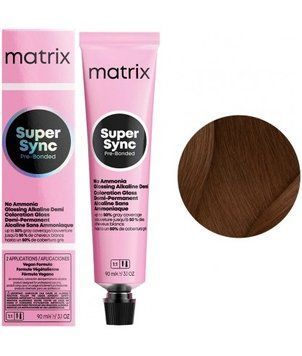Тонер для волосся Matrix Super Sync Pre-Bonded 6N 90 мл. (3474637237691) В00321089 фото