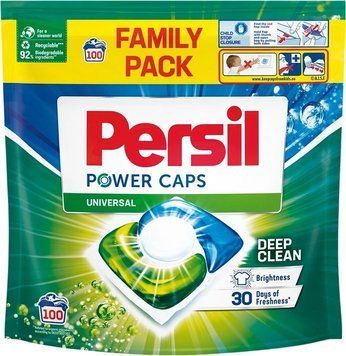 Капсули для прання Persil Power Caps Universal Deep Clean 100 циклів прання (9000101859287) В00354648 фото