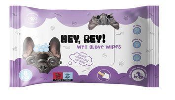 Гігієнічні вологі серветки-рукавички Hey,Rey! 8 шт (4820174981693) В00334346 фото