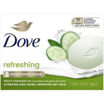 Крем-мило Dove Дотик свіжості 90 г (8712561538077) В00358003 фото