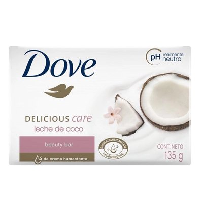 Крем-мыло Dove Кокосовое молочко и лепестки жасмина 135 г (7891150044630) В00304997 фото