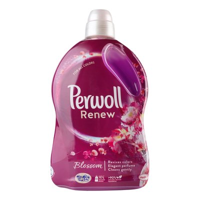Гель для прання Perwoll Renew Blossom Відновлення та аромат 2.97 л (9000101576108) В00301748 фото