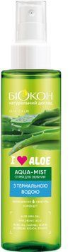 Спрей для обличчя Біокон з термальною водою I Love Aloe 110 мл. (4823110303450) В00330158 фото
