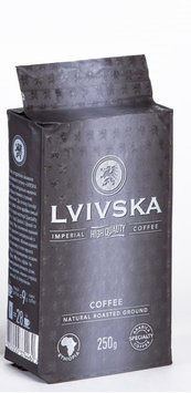Кава мелена Lvivska Silver 250 г (4820000374460) 000072898 фото