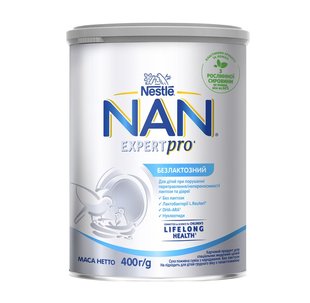 Суміш Nestle NAN безлактозна з народження 400 г (7613031568147) В00297091 фото