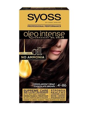 Фарба для волосся Syoss Oleo Intense стійка з оліями 4-86 Шоколадний 115 мл (9000100927055) В00038665 фото