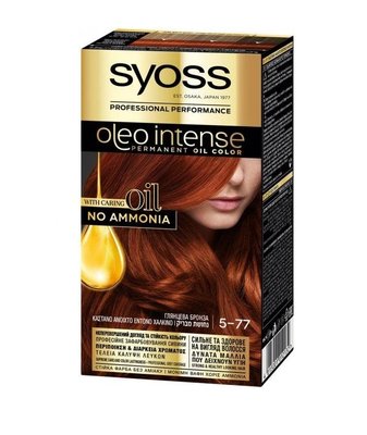 Фарба для волосся SYOSS Oleo Intense 5-77 Глянцевий бронза 115 мл (4015001012132) В00021479 фото