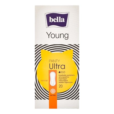 Прокладки гігієнічні щоденні Bella Panty ultra Young yellow ( 20 шт.) (5900516313159) В00190052 фото