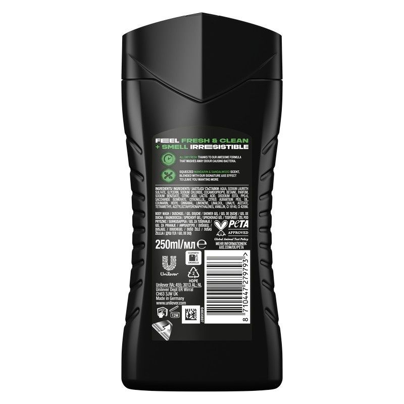 Гель для душа AXE Africa 250 мл (8710447279793) В00336854_U фото