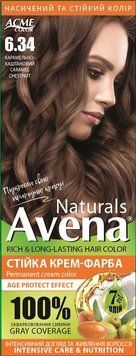 Крем-фарба Acme Color Avena Naturals №6.34 Карамельно-каштановий (4823115503268) В00317117 фото